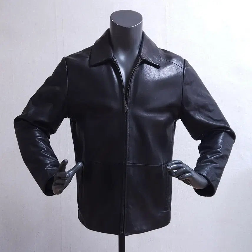 [BUNJANG] Lambskin Leather Jumper Size 100 / 양가죽점퍼 100