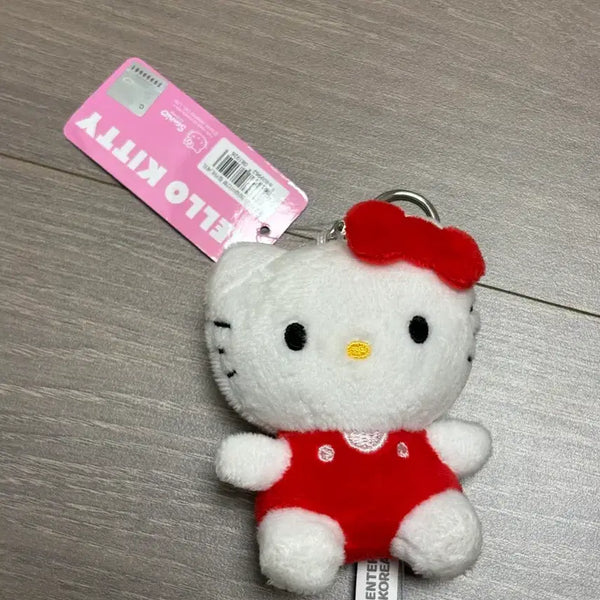 [BUNJANG] Hello Kitty Bag Charm Doll Red / 헬로키티 가방걸이 인형 레드