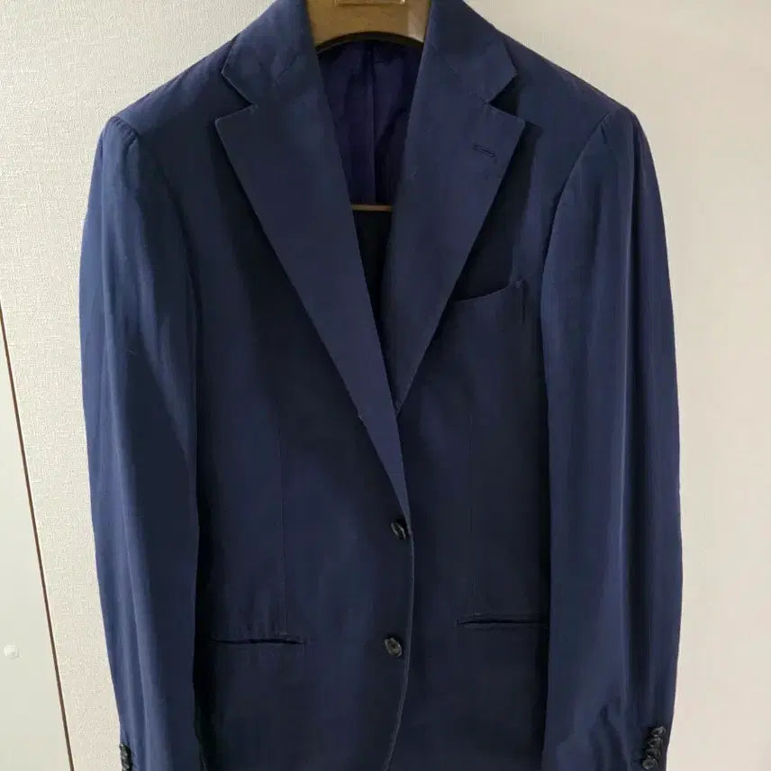 [BUNJANG] Ring Jacket Brilla Dark Navy Cotton Suit / 링자켓 브릴라 다크네이비 코튼 수트