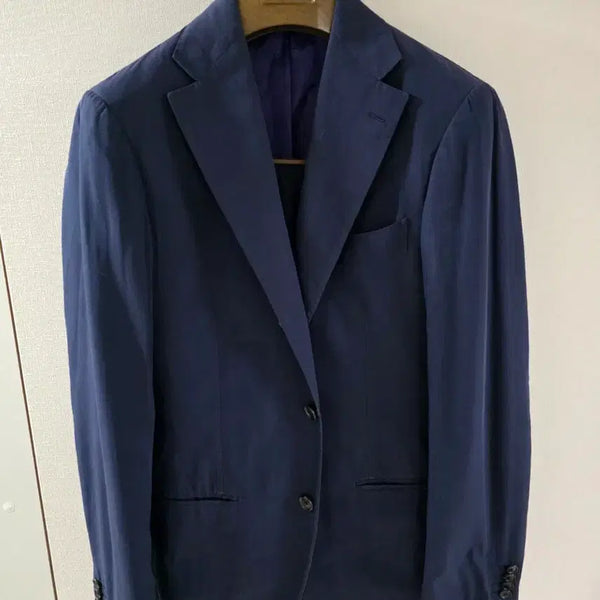 [BUNJANG] Ring Jacket Brilla Dark Navy Cotton Suit / 링자켓 브릴라 다크네이비 코튼 수트