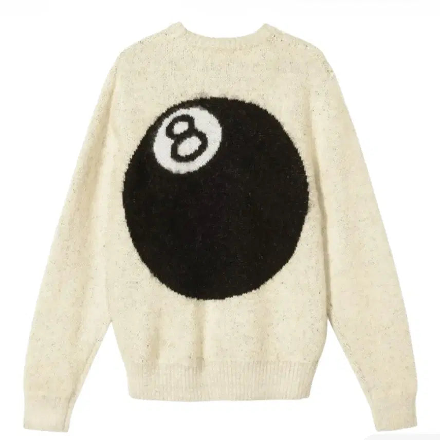 [BUNJANG] Stussy 8 Ball Heavy Brushed Mohair Knit XL / [XL] 스투시 8볼 헤비 브러쉬드 모헤어 니트