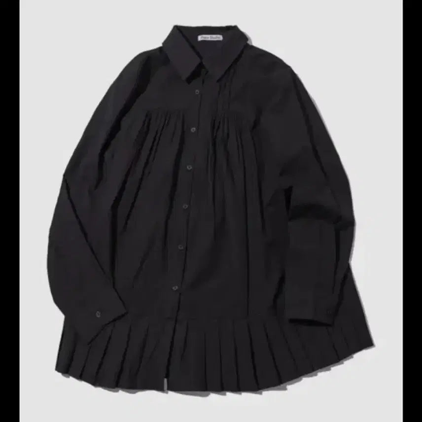 [BUNJANG] Place Studio Flare Shirt Black / 플레이스스튜디오 플레어 셔츠 블랙