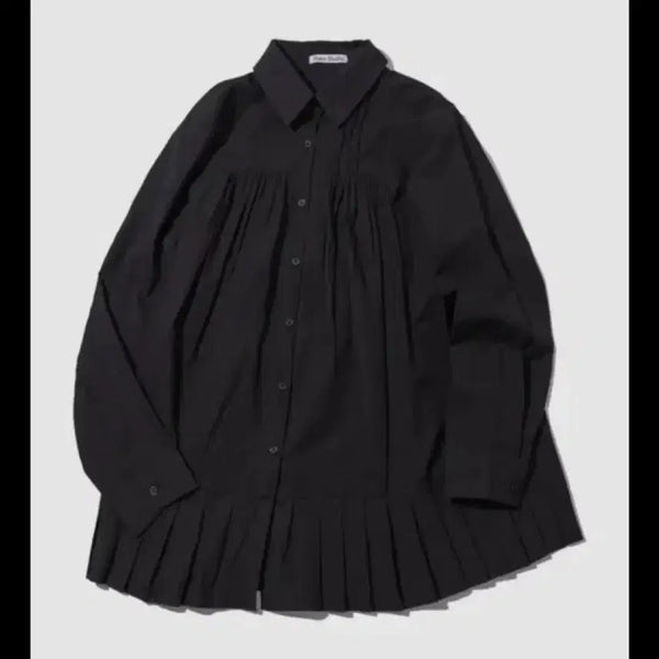 [BUNJANG] Place Studio Flare Shirt Black / 플레이스스튜디오 플레어 셔츠 블랙