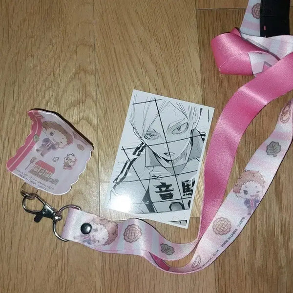 [BUNJANG] Haikyuu!! Nekoma High School Kenma Kozume & Lev Haiba Original Art Keyring / 하이큐 야쿠 핸드폰 스냅 리에프 원화 키링 가챠 뽑기 카드