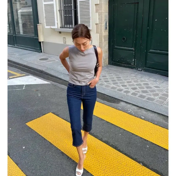 [BUNJANG] Memo Naomi Slit Cropped Pants / (1주일 특별가) 메모 memo 나오미 카프리팬츠