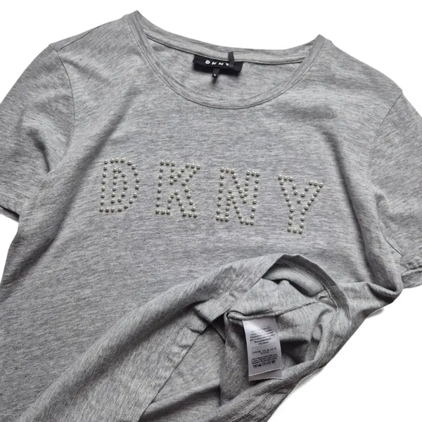 [BUNJANG] DKNY Studded Logo T-Shirt - Size M / [3일간 20%할인] [M] DKNY 스터드 로고 반팔티셔츠