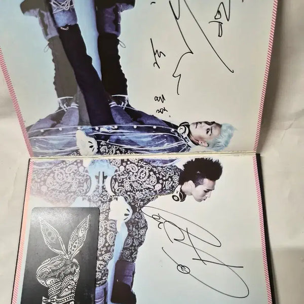 [BUNJANG] GD&TOP Official 1st Full Album Signed CD with Photocard / (초록색초반)GD&TOP 정규 1집 친필사인 CD + 카드