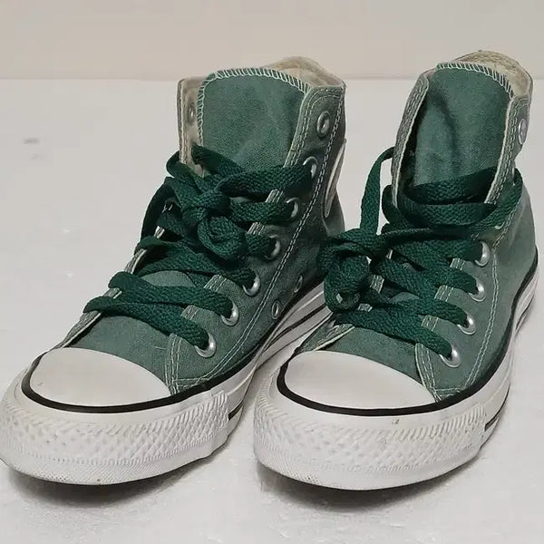[BUNJANG] Converse All Star Chuck Taylor High Top Sneakers Green 220 / (220) 컨버스 올스타 척테일러 하이탑 스니커즈