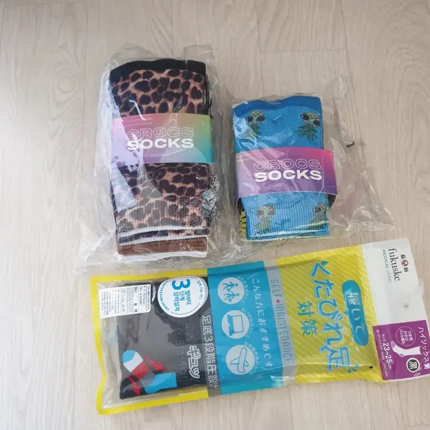 [BUNJANG] Crocs Socks Set / 총7개 미개봉 새상품 크록스 양말세트 크록스 양말
