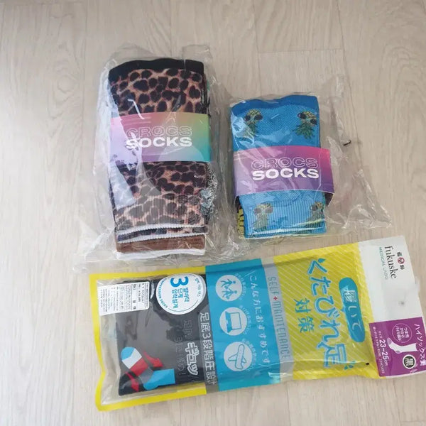 [BUNJANG] Crocs Socks Set / 총7개 미개봉 새상품 크록스 양말세트 크록스 양말
