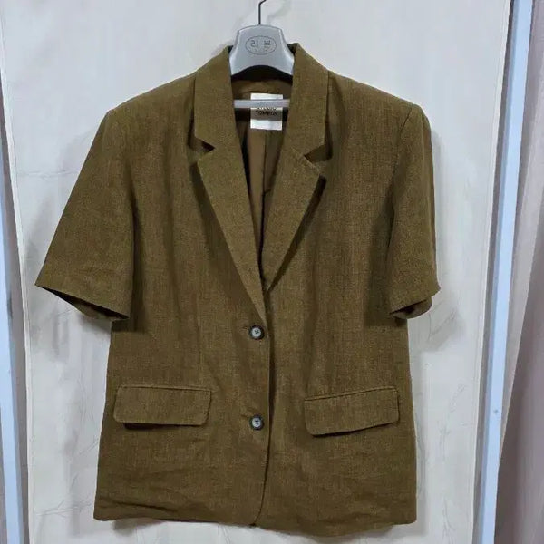 [BUNJANG] Studio Tomboy Linen Short Sleeve Jacket (Size 55-66) / 스튜디오톰보이린넨반팔자켓(55-66)