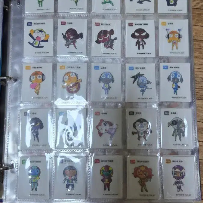 [BUNJANG] Keroro Sticker Collection Season 1 (82 Types) / 케로로 띠부씰 시즌1 82종 전종 판매
