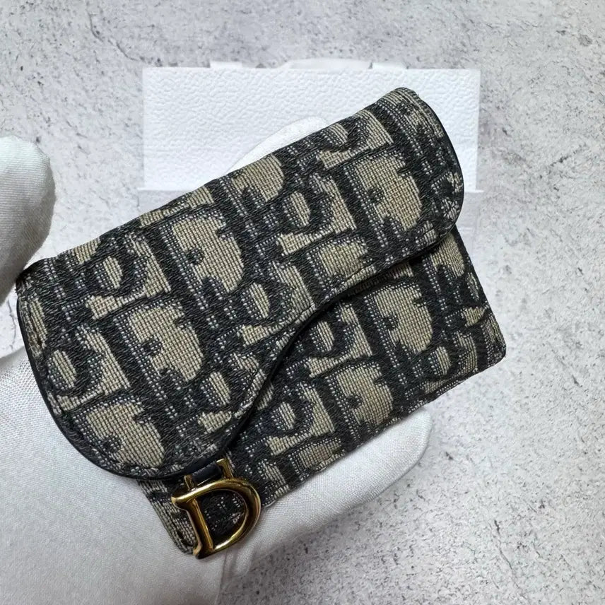 [BUNJANG] Dior Oblique Saddle Wallet / 디올 오블리크 새들 지갑