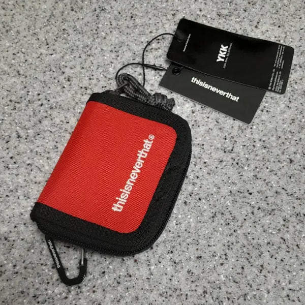 [BUNJANG] thisisneverthat Carabiner Wallet Pouch Red / (새상품) 디스이즈네버댓 카라비너 지갑 파우치 (레드)