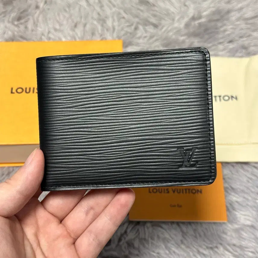 [BUNJANG] Louis Vuitton Epi Slender Wallet Bifold Black / [풀구성] 루이비통 에삐 슬렌더 월릿 반지갑 블랙