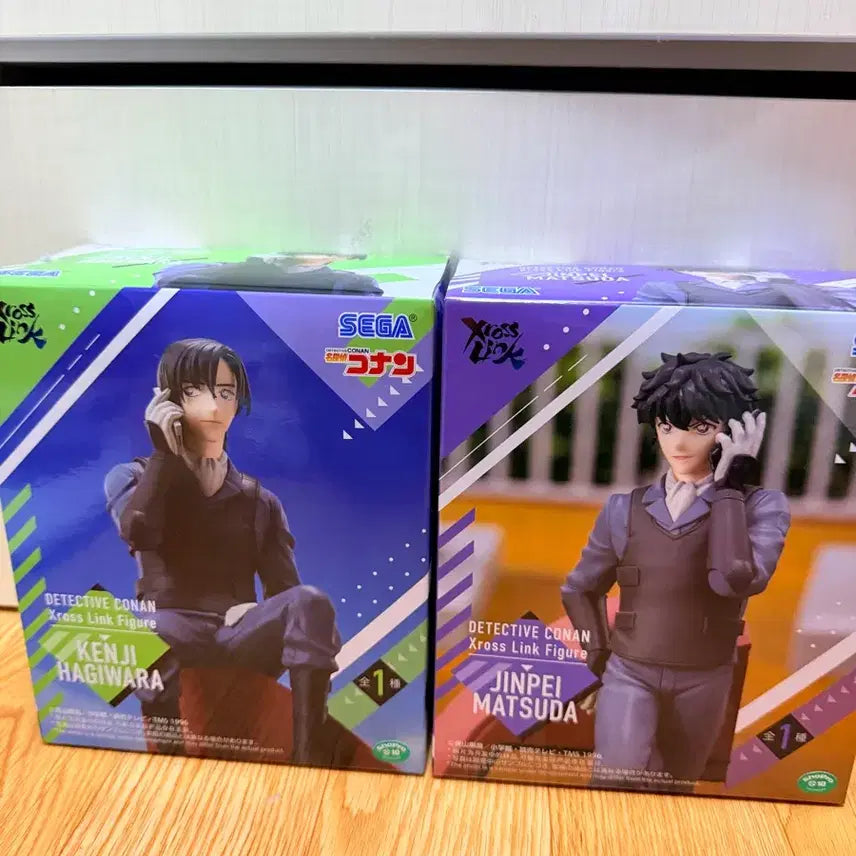 [BUNJANG] Detective Conan Xross Link Figure - Jinpei Matsuda & Kenji Hagiwara / 일괄)명탐정 코난 Xross Link 피규어 마츠다 진페이 하기와라 켄지