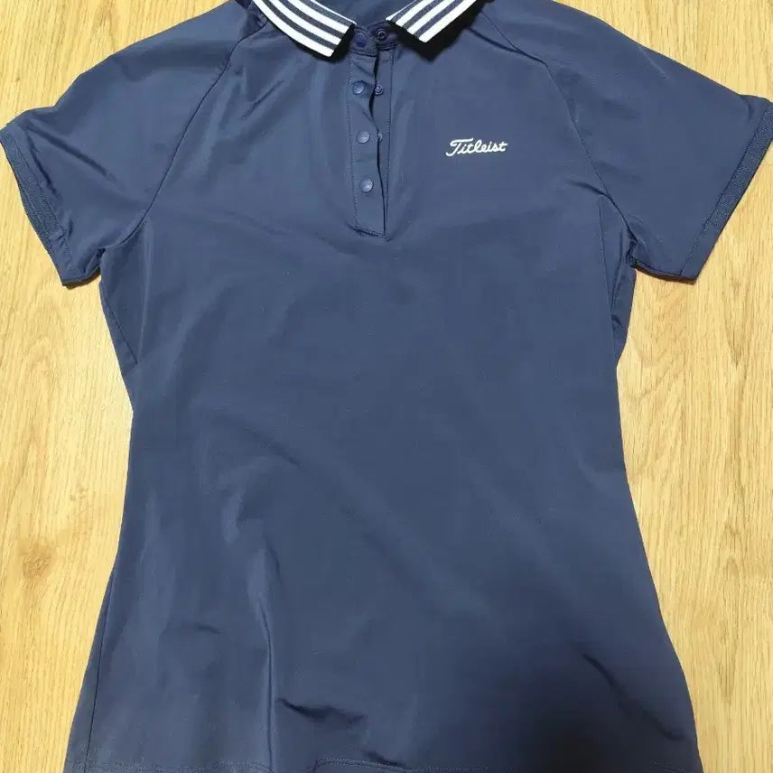 [BUNJANG] Titleist Women's Golf Short Sleeve Polo T-Shirt Navy / 타이틀리스트 여성 골프 반팔 폴로티셔츠 네이비
