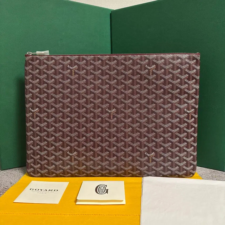 [BUNJANG] Goyard Saint-Louis GM Clutch Special Burgundy / [GM] 고야드 세나 클러치 스페셜버건디