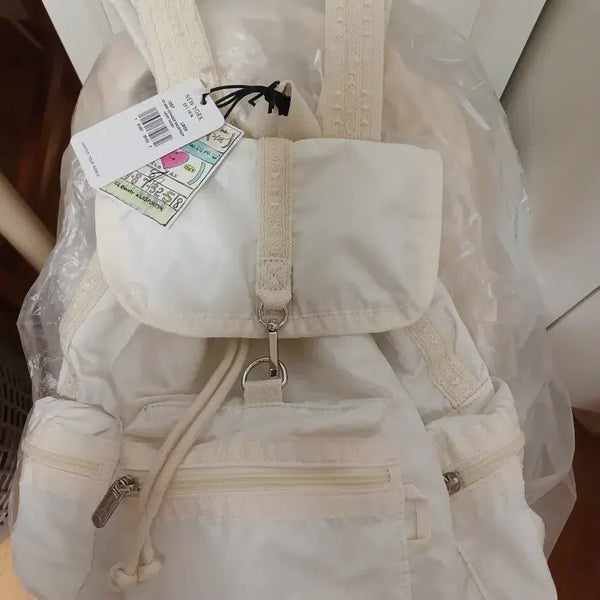 [BUNJANG] Lesportsac Glowny Mini Voyager Backpack Ivory / 레스포색 글로우니 미니 보이저 백팩 아이보리