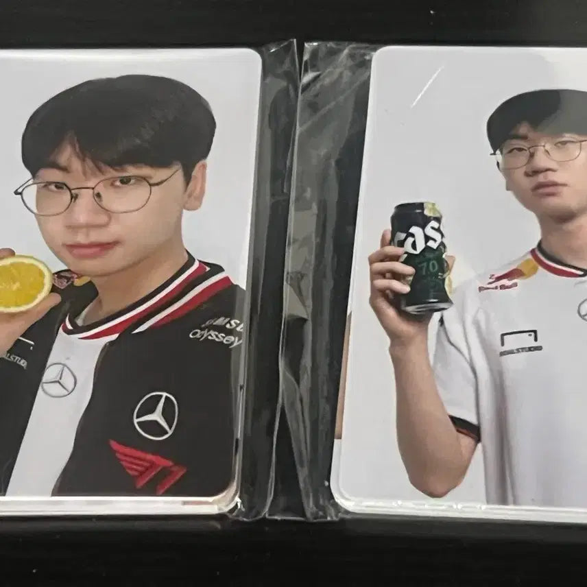 [BUNJANG] T1 Faker White/Black Photocard / T1 cass 티원 카스 포토카드 화이트/블랙