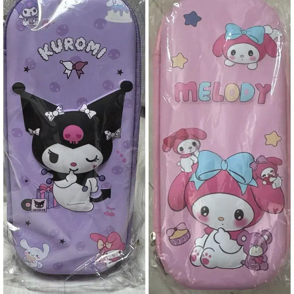 [BUNJANG] Sanrio Kuromi/My Melody Embossed Pencil Case / 산리오 쿠로미/마이멜로디 엠보싱 필통
