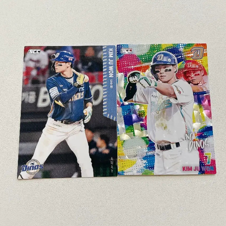 [BUNJANG] NC Dinos Kim Joo-won 2026 KBO Card Holo Parallel + Regular Card Set / 2026 KBO카드 홀로 패러렐 + 일반 카드 NC 김주원