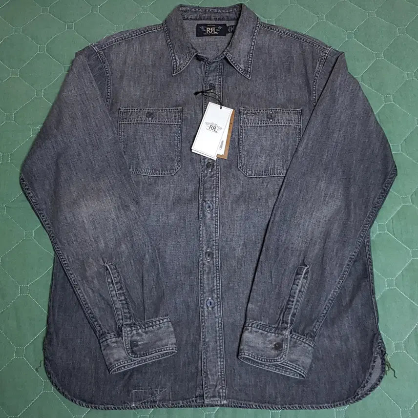 [BUNJANG] RRL Denim Work Shirt / [M] RRL 데님 워크셔츠 팝니다.