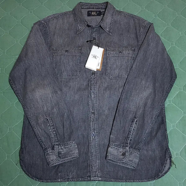 [BUNJANG] RRL Denim Work Shirt / [M] RRL 데님 워크셔츠 팝니다.