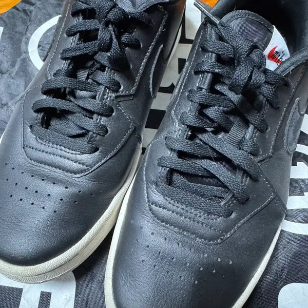 [BUNJANG] Nike Court Vision Low Black Sneakers / 나이키 코트 비전 로우 블랙 스니커즈
