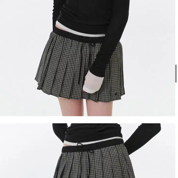 [BUNJANG] GROVE Beige Check Skirt / 그로브 GROVE 베이지 체크 스커트