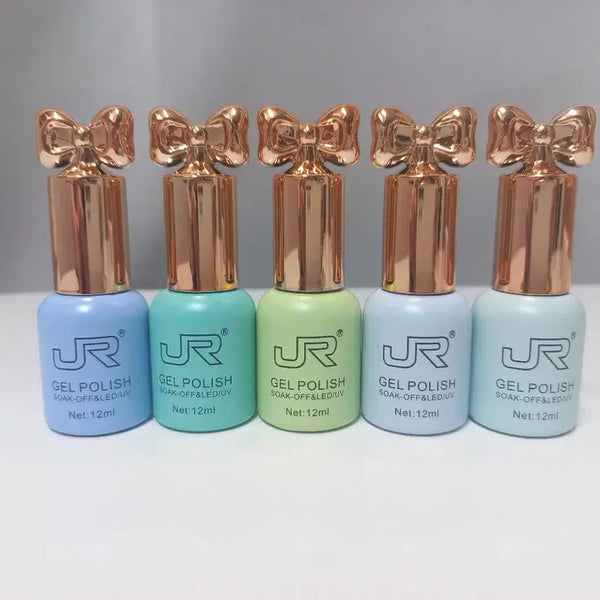 [BUNJANG] Mint Green Pastel 5-Color Gel Nail Set (12ml * 5) / 5종_민트 그린 파스텔 컬러젤 젤네일세트 (12ml*5)
