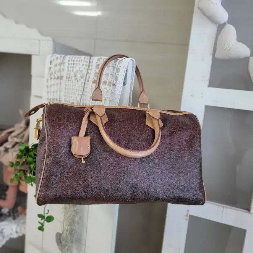 [BUNJANG] Etro Paisley Pattern Boston Bag / 정품에트로 페이즐리 패턴 보스턴백