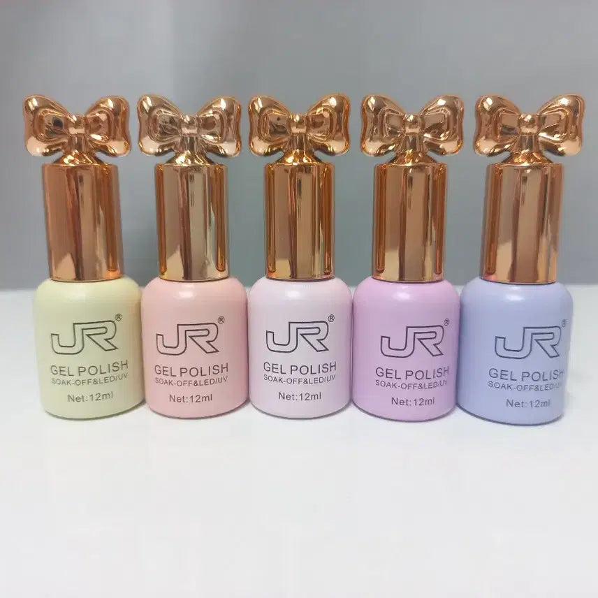 [BUNJANG] Pastel Color Gel Nail Set (5 Colors, 12ml Each) / 5종_ 파스텔 컬러젤 젤네일세트 (12ml*5)