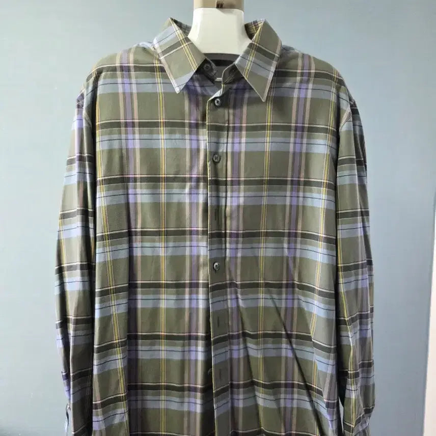 [BUNJANG] ORBIT Men's Check Long-Sleeve Shirt / ORBIT 남성 체크셔츠