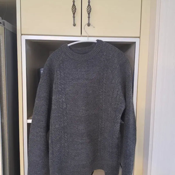 [BUNJANG] Roughside 24FW Aran Knit Graphite / 러프사이드 24FW 아란니트 그라파이트 1사