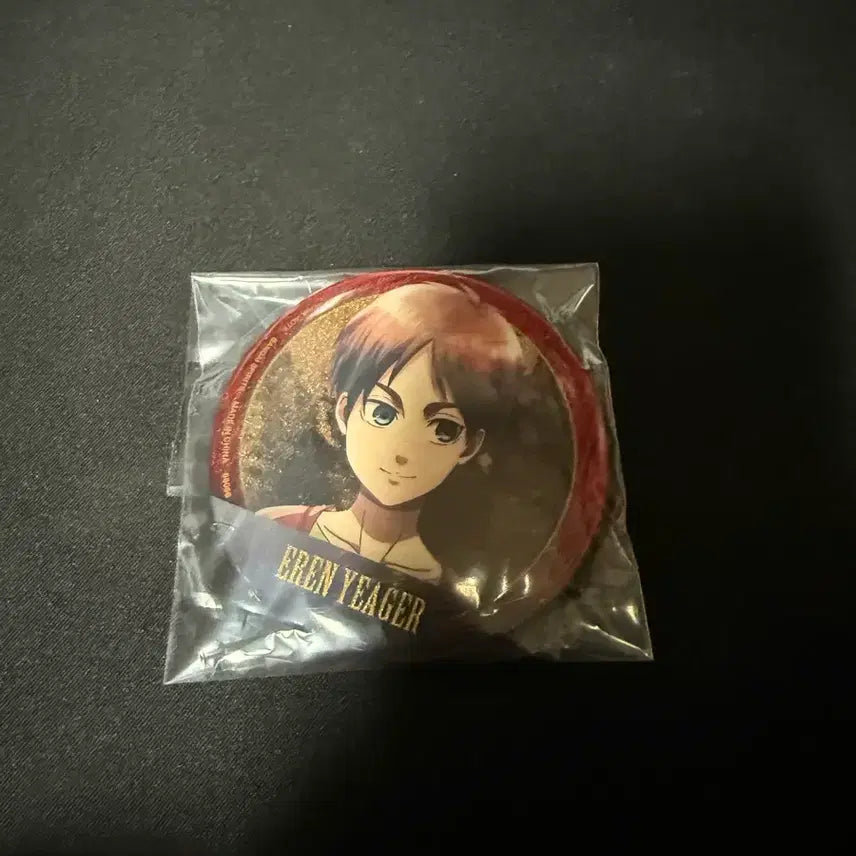 [BUNJANG] Attack on Titan Eren Jaeger Ichiban Kuji Prize G Badge / 제일복권 진격의 거인 에렌 뱃지 G상