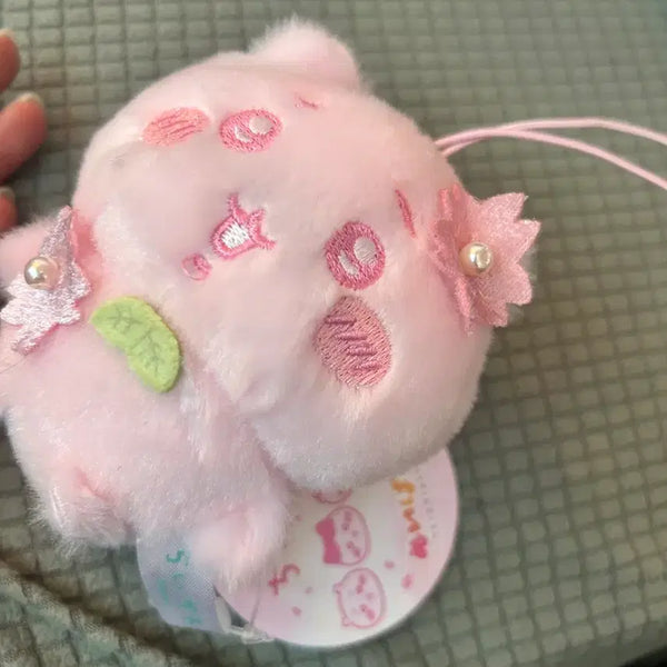 [BUNJANG] Chiikawa Cherry Blossom Edition Plush Keychain / 치이카와 벚꽃 에디션 인형 키링 먼작귀 새인형