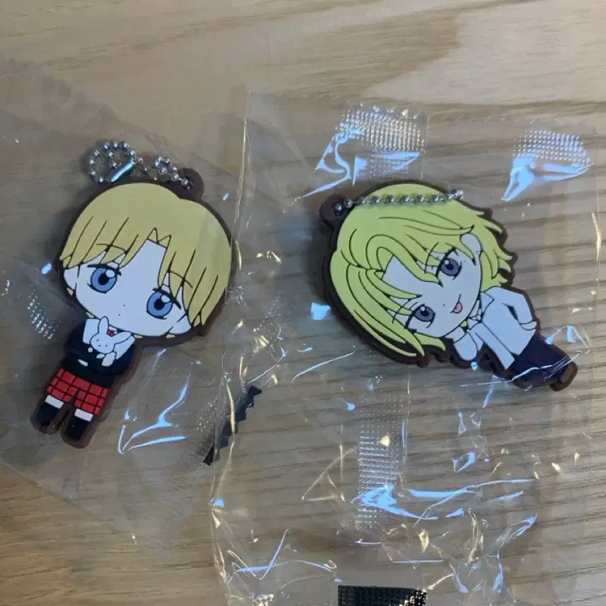 [BUNJANG] Gakuen Alice Rubber Strap Set / 학원앨리스 러버스트랩 2종 일괄