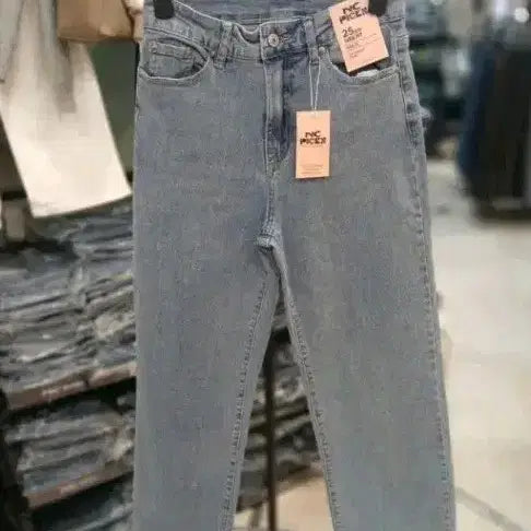 [BUNJANG] NC Basic Semi-Wide Span Denim Pants (Size 27-28) / NC베이직 세미와이드 스판 데님 팬츠 27-28사이즈