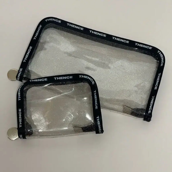 [BUNJANG] thence PVC Glitter Pouch / 덴스 thence PVC 글리터 파우치 필통 지갑