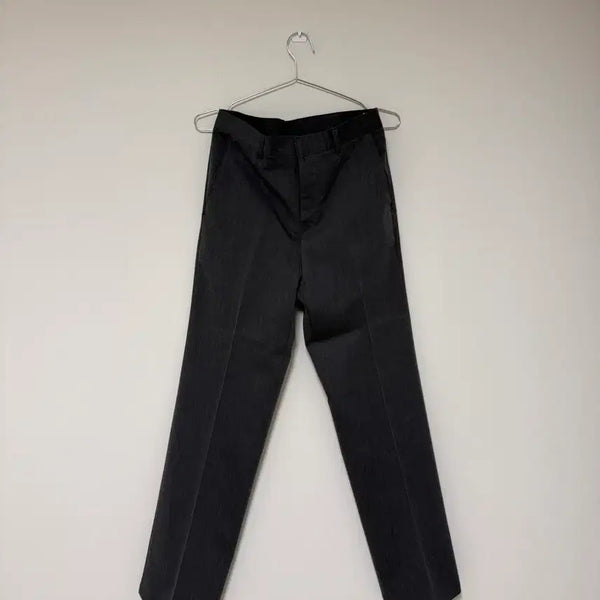 [BUNJANG] Gray Straight Fit Slacks / [S] 그레이 정장 바지 슬랙스