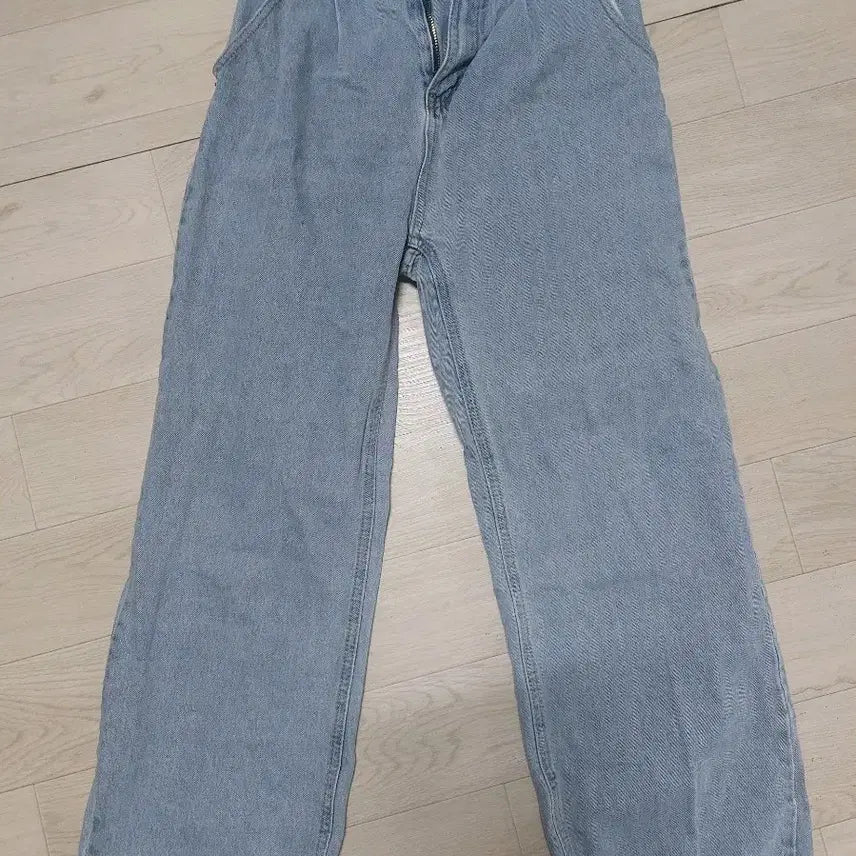 [BUNJANG] Light Wash Wide Denim Pants / 연청 와이드 데님 팬츠