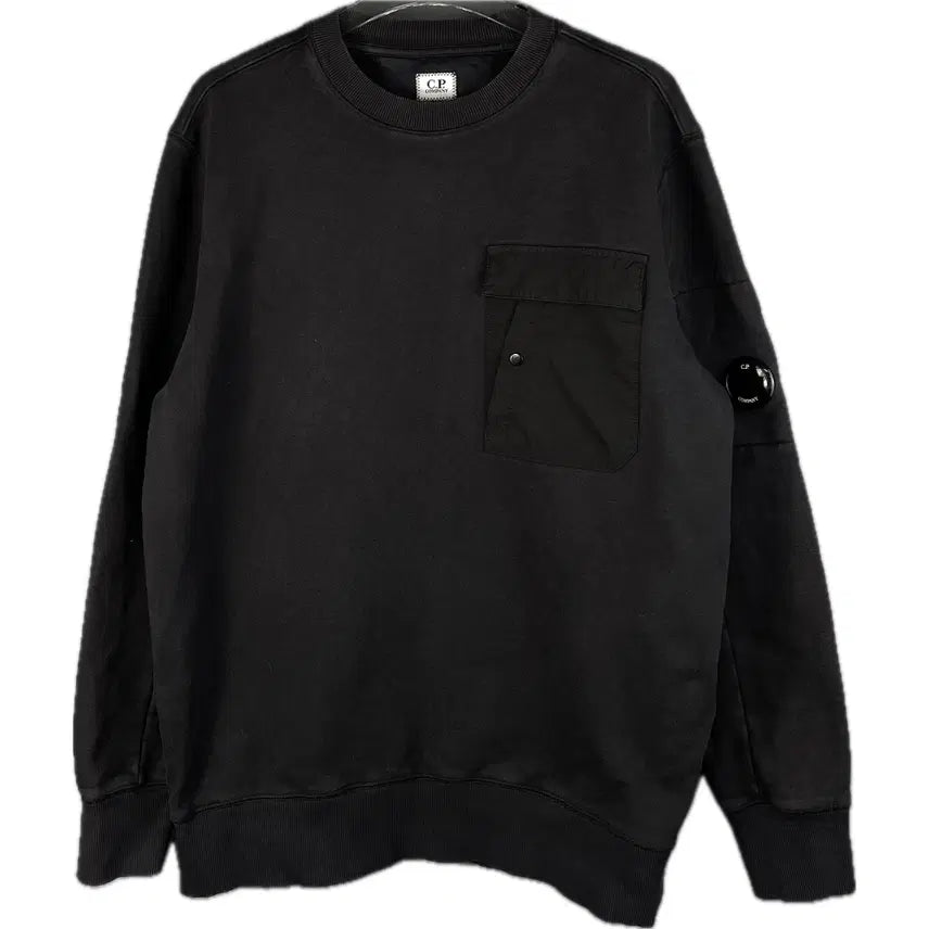 [BUNJANG] CP Company Lens Sweatshirt Black / [L] CP 컴퍼니 렌즈 맨투맨 블랙