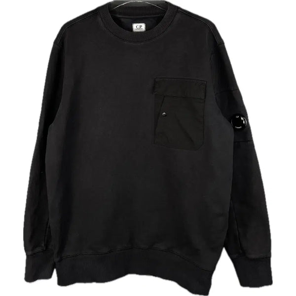 [BUNJANG] CP Company Lens Sweatshirt Black / [L] CP 컴퍼니 렌즈 맨투맨 블랙