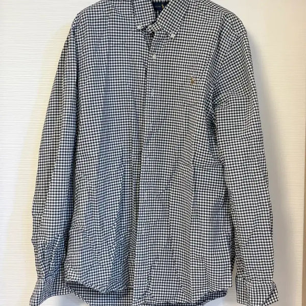 [BUNJANG] Polo Ralph Lauren Gingham Check Long Sleeve Shirt Classic M / 폴로 랄프로렌 깅엄체크 긴팔 셔츠 클래식 M