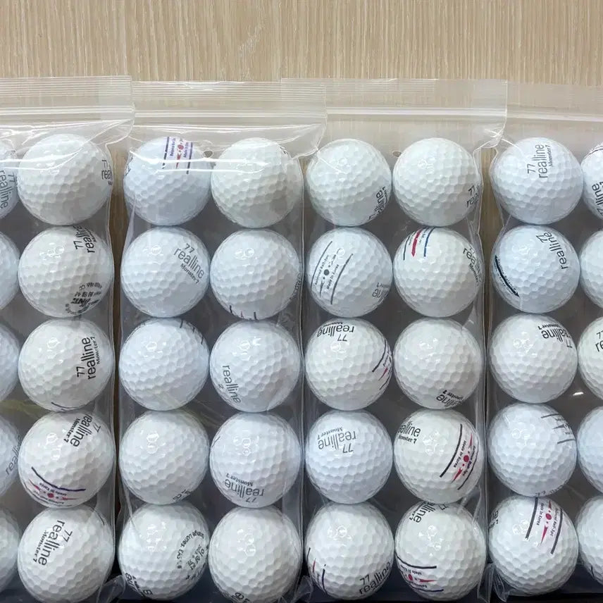[BUNJANG] RealLine Monster 7 3-Piece White Lost Ball (30-Piece Set) / 리얼라인 몬스터7 3피스 화이트 로스트볼 특A (30개)