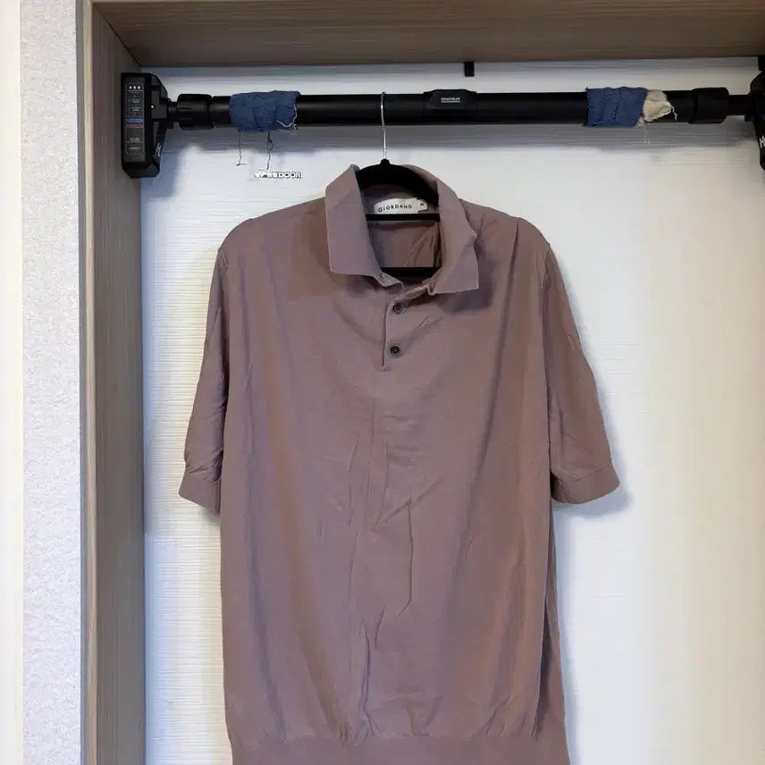 [BUNJANG] Giordano Long Sleeve T-Shirt XL / 지오다노 카라넥 긴팔 티셔츠 XL