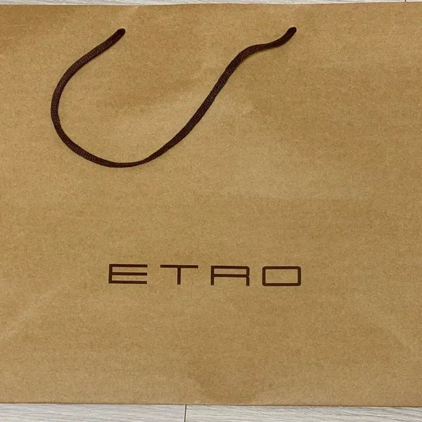 [BUNJANG] Etro Original Paper Shopping Bag (Large) / 에트로 정품 종이 쇼핑백 L