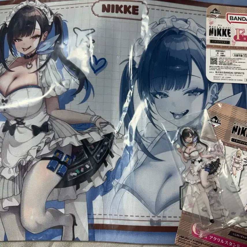 [BUNJANG] N Choice Sora Table Mat + G Ver. Sora Acrylic Stand Set / 니케 F상 소라 매트 + G상 소라 아크릴스탠드 세트+사은품