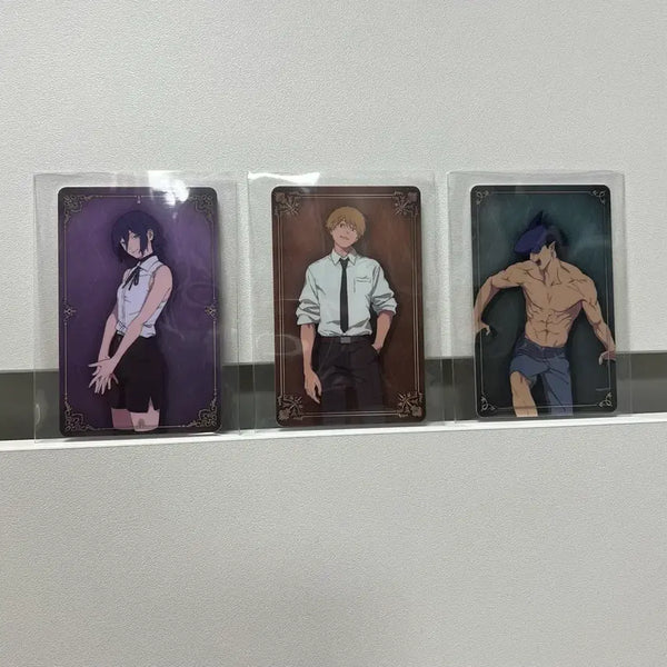 [BUNJANG] Chainsaw Man (Reze, Denji, Beam) Lucky Draw Photocard Bundle Set / 체인소맨 (레제,덴지,빔) 3장 일괄 럭키드로우 포토카드 팝업 굿즈 카페